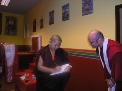 Dzietsün Khandro Rinpocze [Jetsün Khandro Rinpoche] Drubkhang - tradycyjne trzyletnie odosobnienie